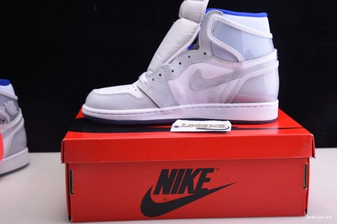 One Kick Air White Retro CK6637-104 Zoom Jordan Racer 1 Blue High 0805